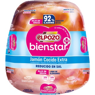 BienStar jamón cocido extra bajo en grasa reducido en sal - Elpozo