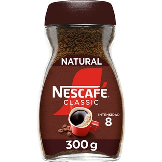 café soluble natural intensidad 8 frasco 300 g - Nescafe Classic
