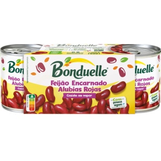 Feijão Encarnado Pack 3 unidades embalagem 480 g - Bonduelle