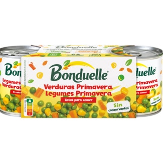 Legumes Primavera Pack 3 unidades embalagem 600 g - Bonduelle