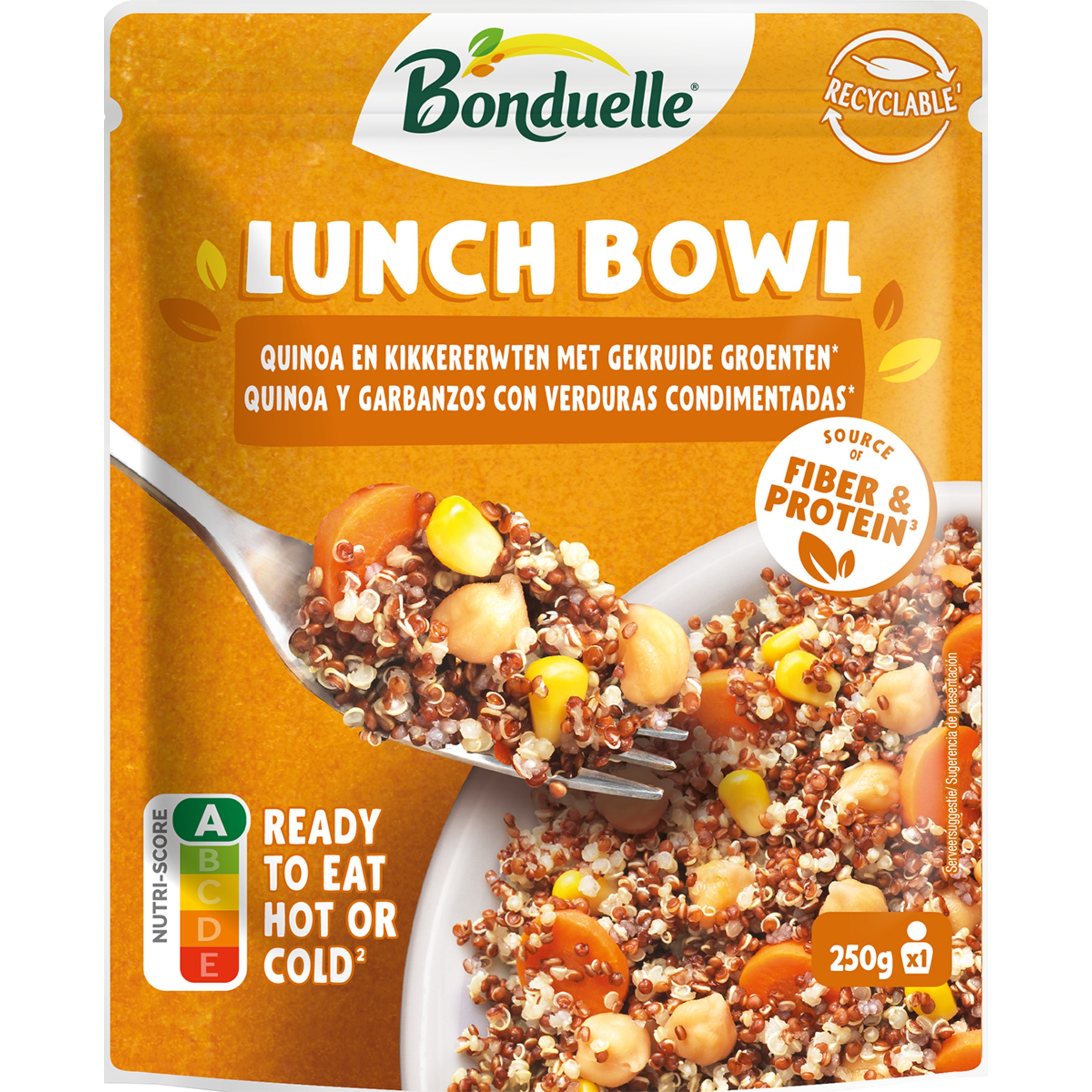 Lunch Bowl Quinoa embalagem 250 g