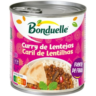 Lentilhas de Caril lata 400 g - Bonduelle