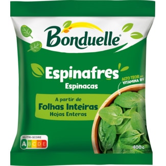 Espinafres Mil-Folhas Natur + embalagem 400 g - Bonduelle