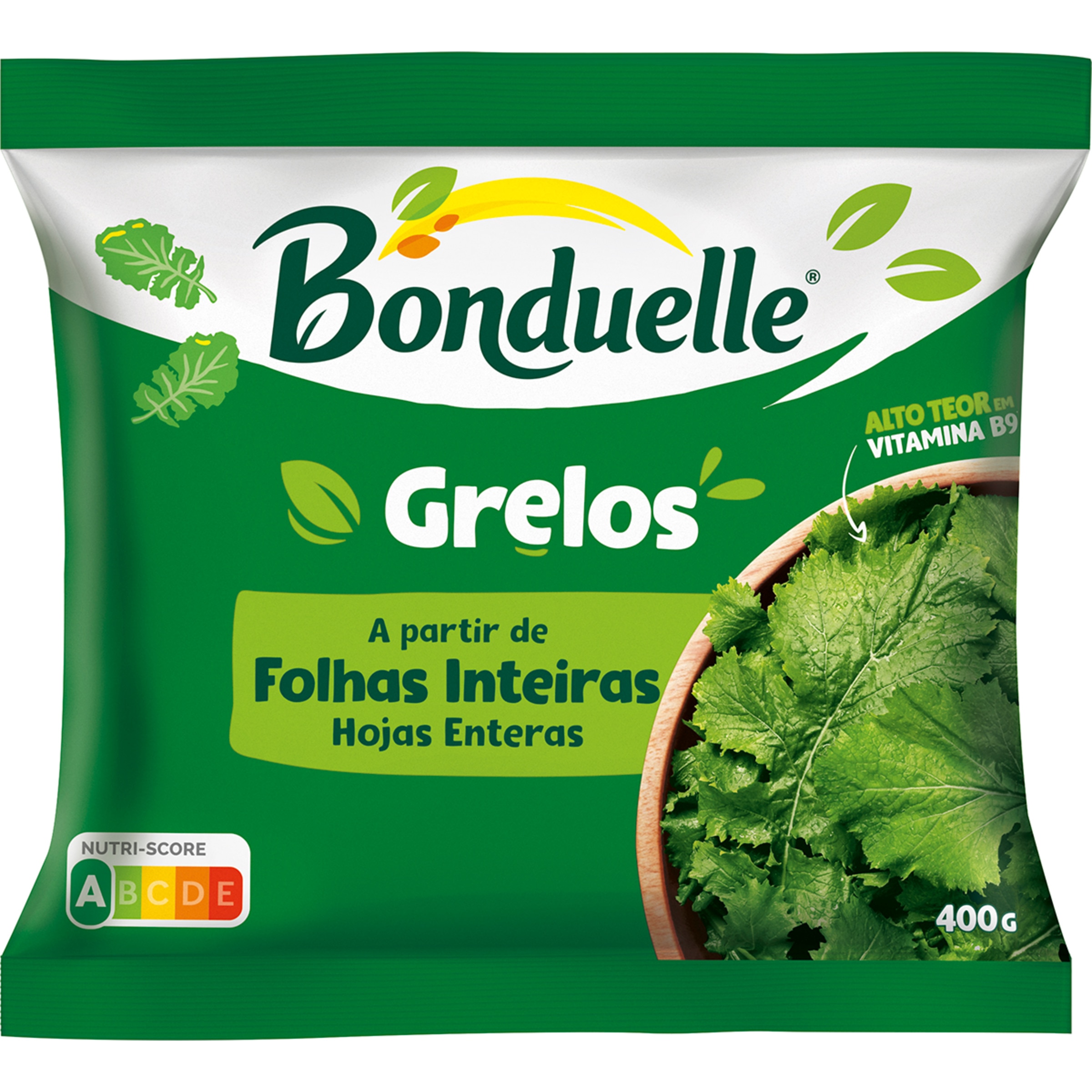 Grelos Natur + embalagem 400 g
