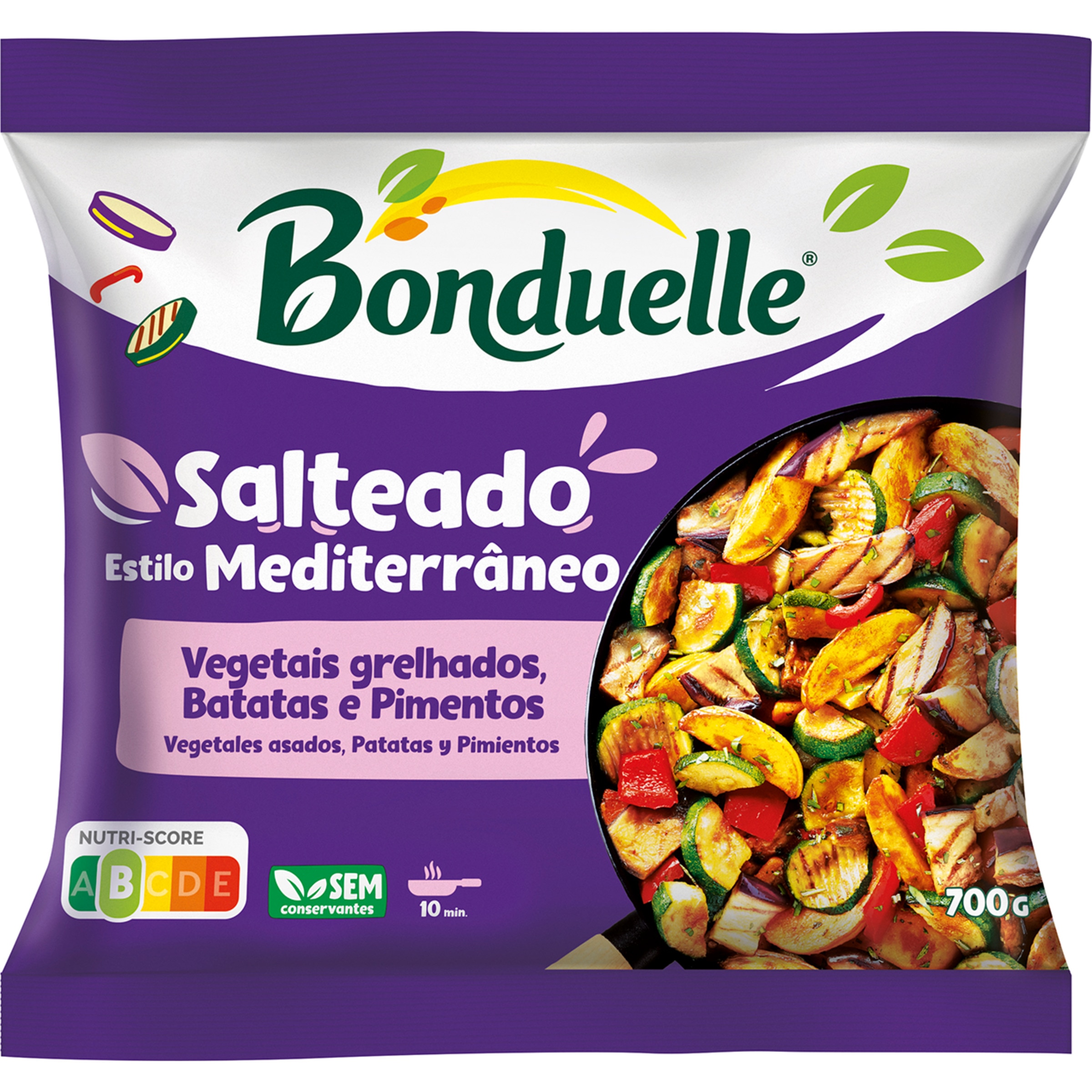Salteado Mediterrâneo embalagem 700 g
