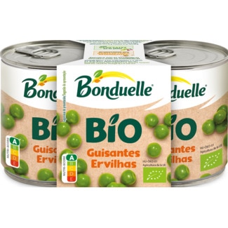 Ervilhas sem Adição de Acúcar Biológicas Pack 2 embalagem 150 g - Bonduelle