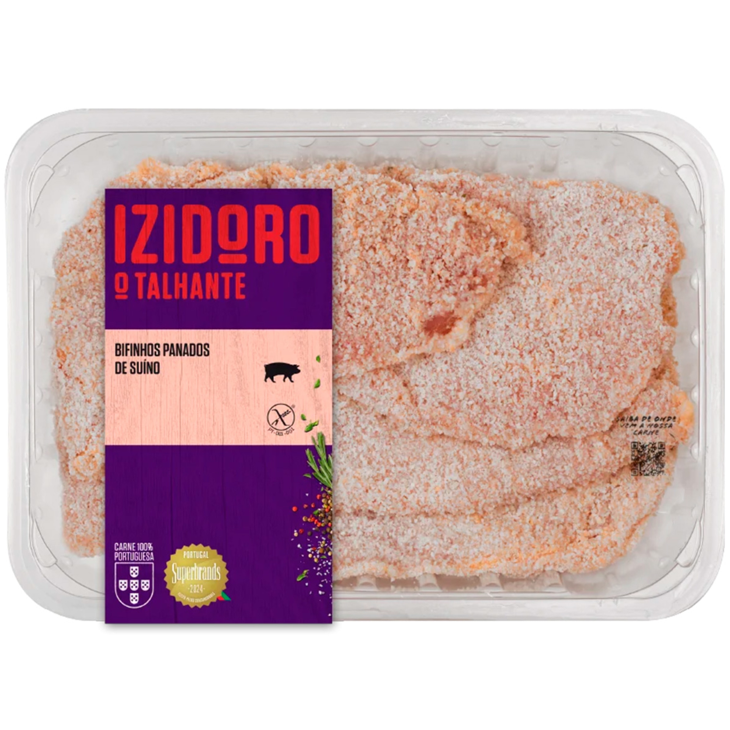 Bifinhos de Porco Panados unidade 400 g