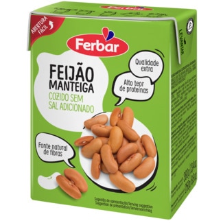 Feijão Manteiga embalagem 380 g - Ferbar