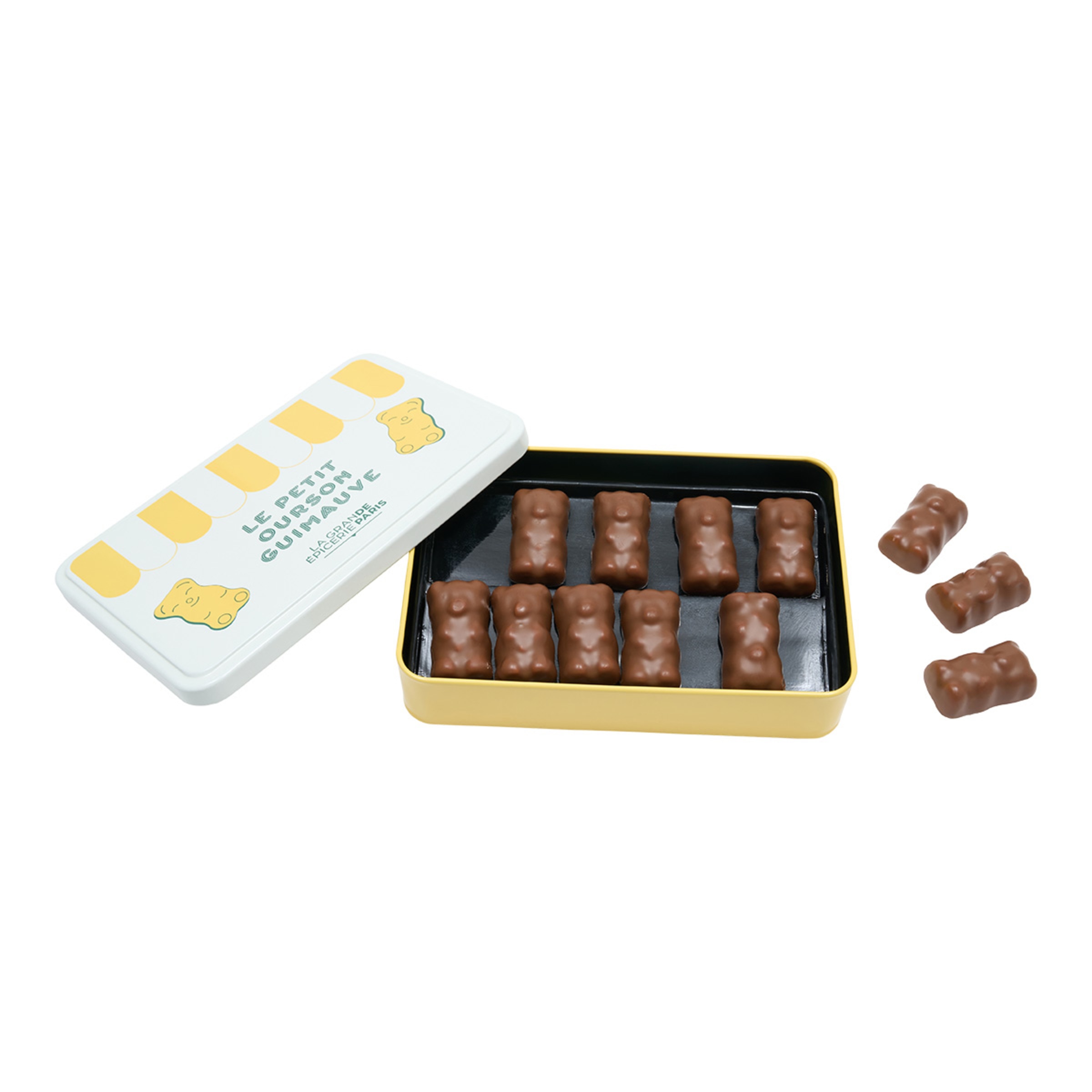 Malvaviscos originales bañados en chocolate con leche La Grande Epicerie de Paris 4