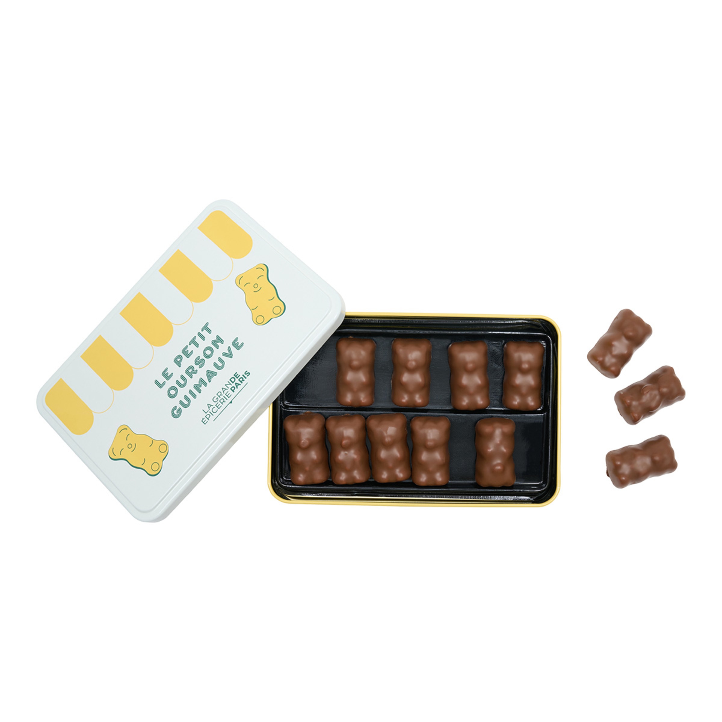 Malvaviscos originales bañados en chocolate con leche La Grande Epicerie de Paris 2
