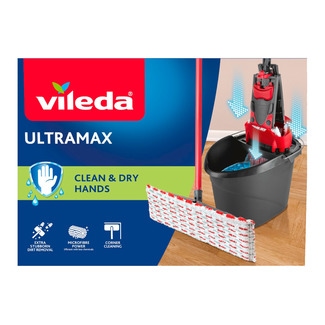 Sistema de Limpeza com Balde + Mopa Ultra Max embalagem 2 unidades - Vileda