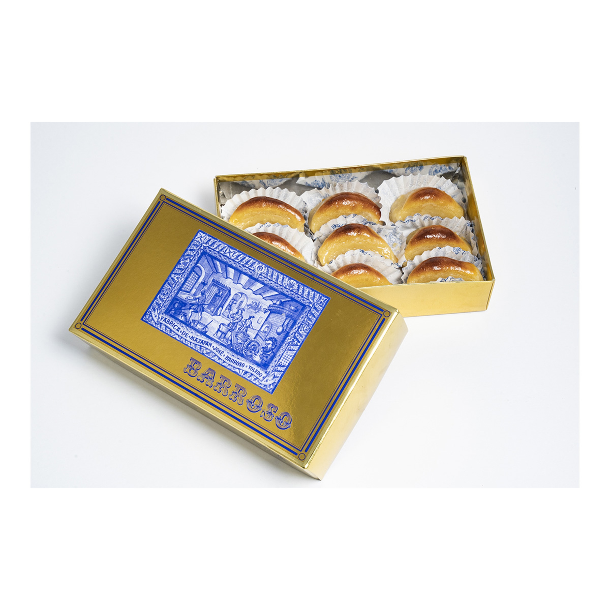 Empanadas de mazapán rellenas de yema y recubiertas de pasta de mazapán Barroso 2