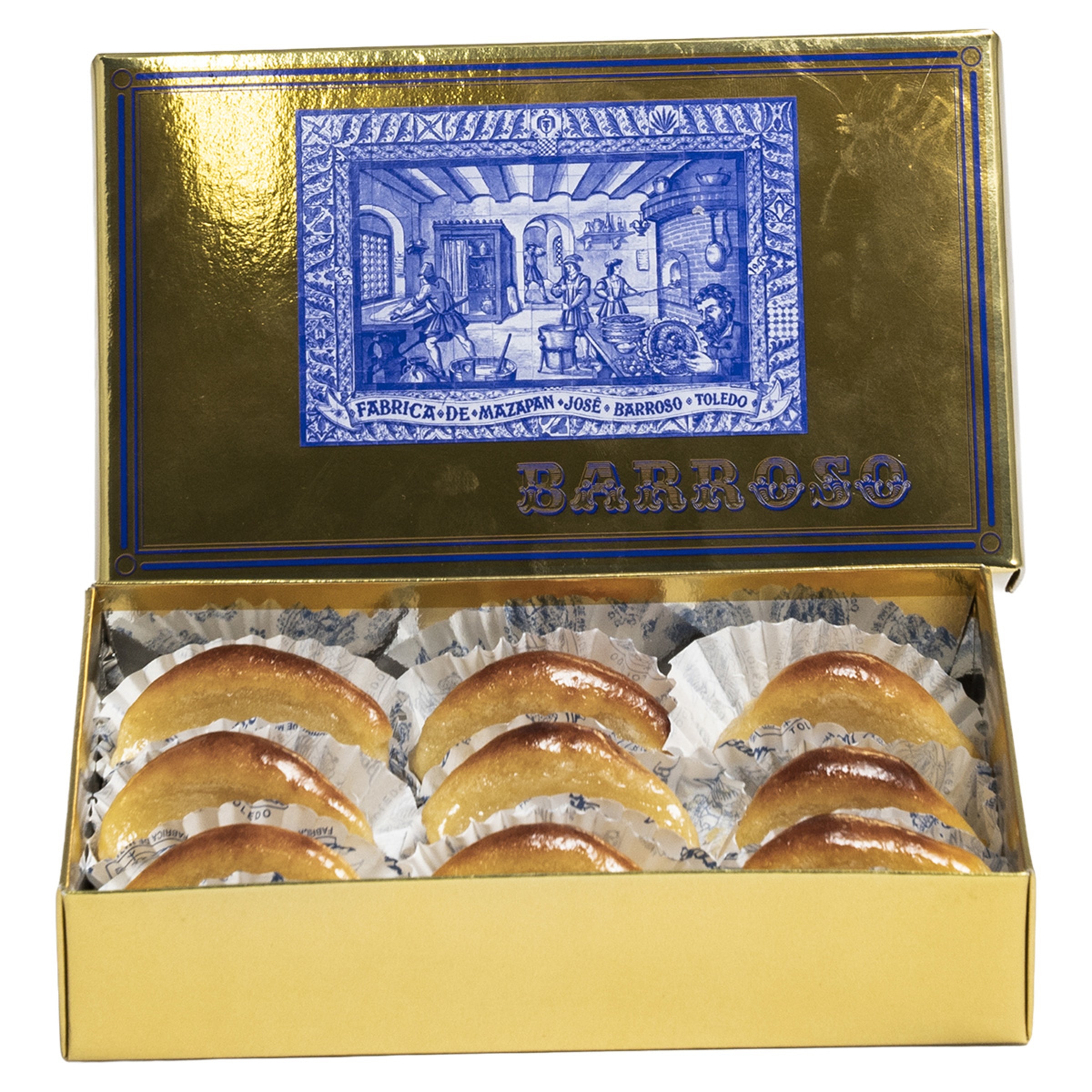 Imagen 0 de Empanadas de mazapán rellenas de yema y recubiertas de pasta de mazapán Barroso
