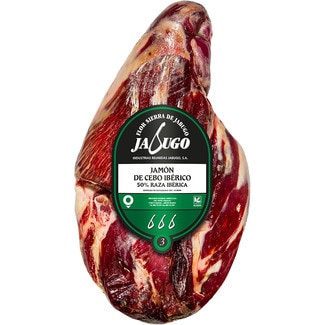jamón deshuesado de cebo ibérico 50% raza ibérica - Flor Sierra De Jabugo