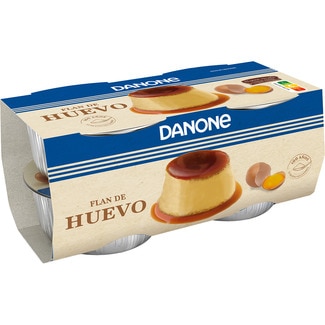 flan de huevo sin gluten pack 4 unidades 100 g - Danone