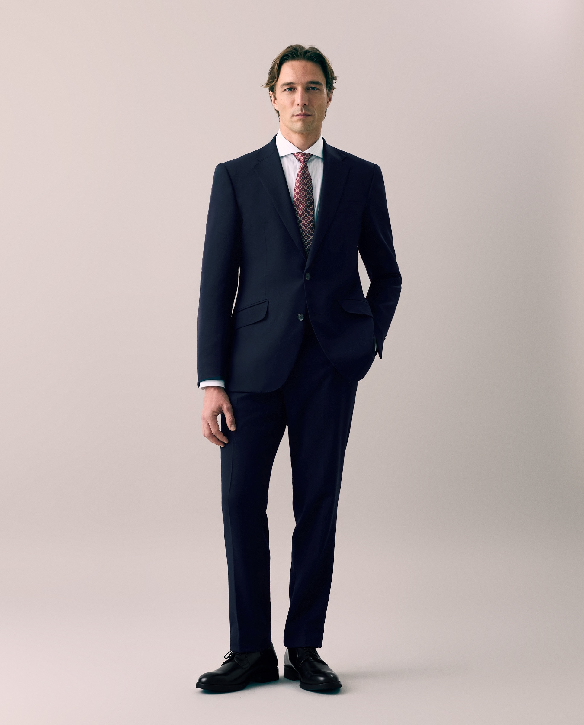 Imagen 2 de Camisa vestir slim fit 90% algodón 10% elastano - Emidio Tucci - Blanco Blanco