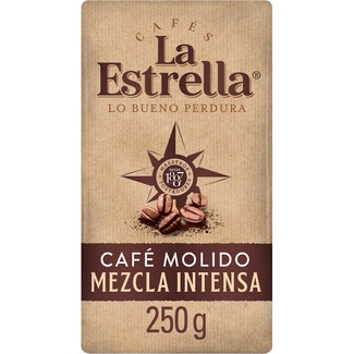 café molido mezcla intensa paquete 250 g - La Estrella