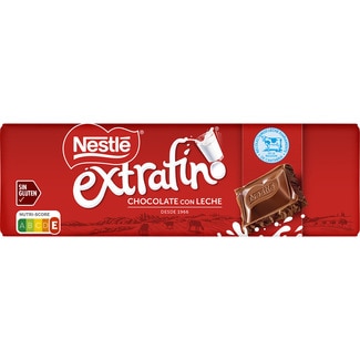 chocolate con leche fresca y sin gluten tableta 250 g - Nestle Extrafino
