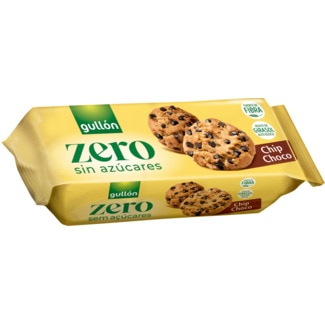 Bolacha Chip Choco com Pepitas de Chocolate sem Açúcar embalagem 125 g - Gullón