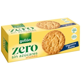 Zero Bolachas Digestivas de Aveia sem Açúcares Adicionados embalagem 410 g - Gullón