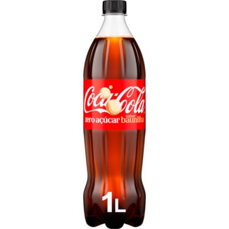 Refrigerante Zero Baunilha garrafa 100 cl - Coca-cola