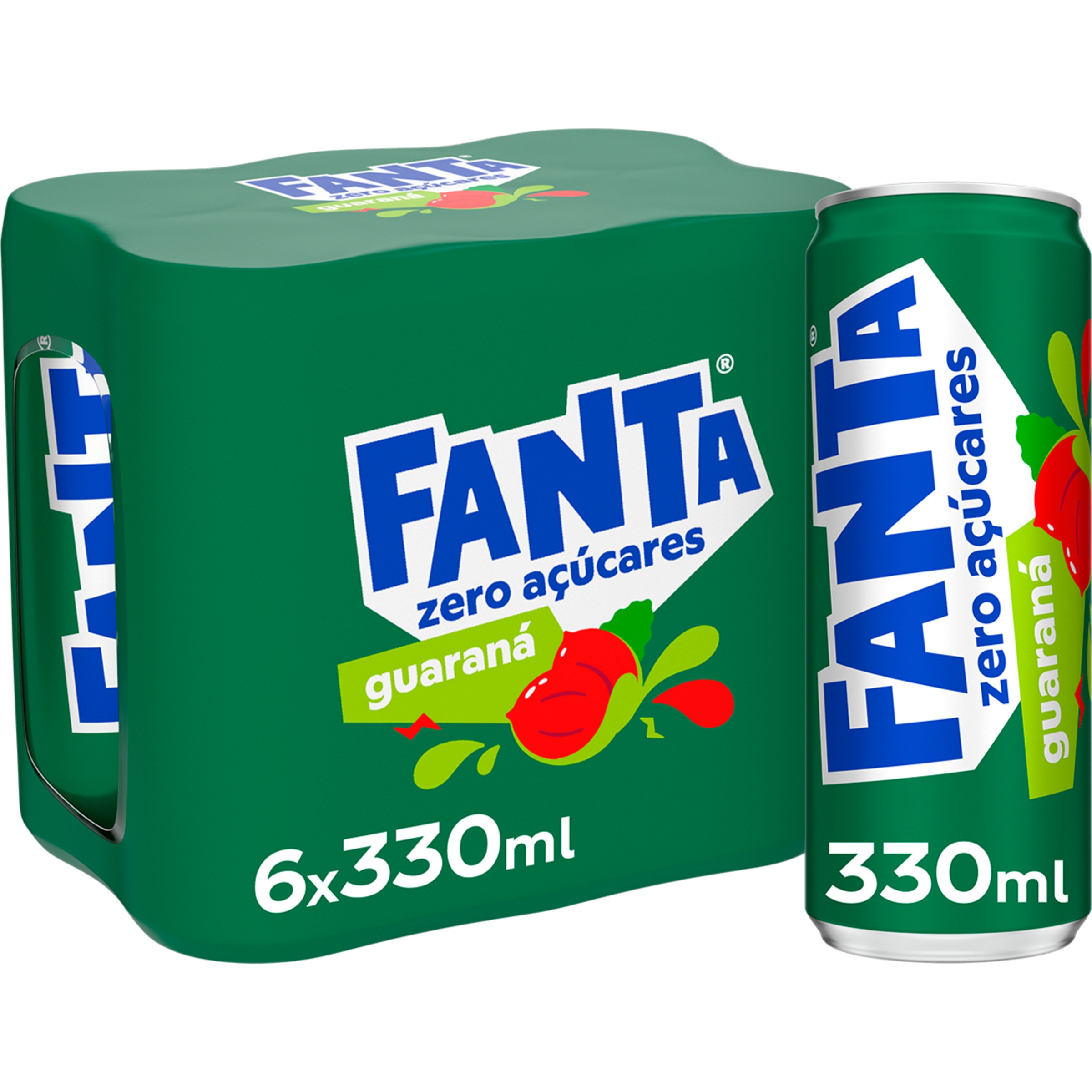 Refrigerante Guaraná Pack 6 unidades embalagem 33 cl