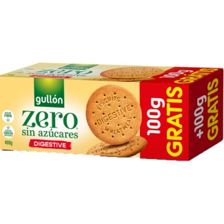 Bolachas Digestivas Zero Açúcar embalagem 400 g - Gullón