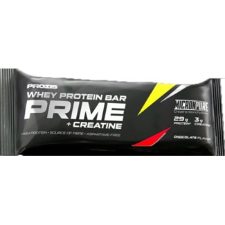 Barra Whey Proteica Chocolate+Creatina embalagem 80 g - Prozis