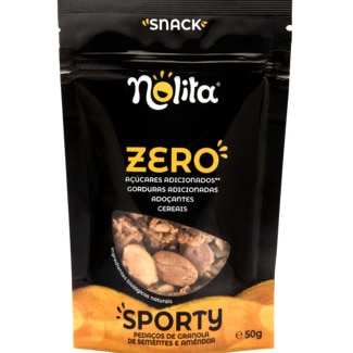 Snack Bio Sporty sem Açúcar embalagem 50 g - Nolita