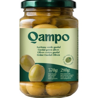 Azeitonas Verdes Gordal 210 g - Qampo