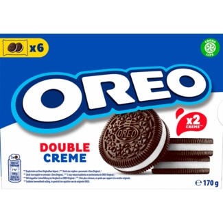 Bolachas Recheadas Duplo Creme embalagem 170 g - Oreo