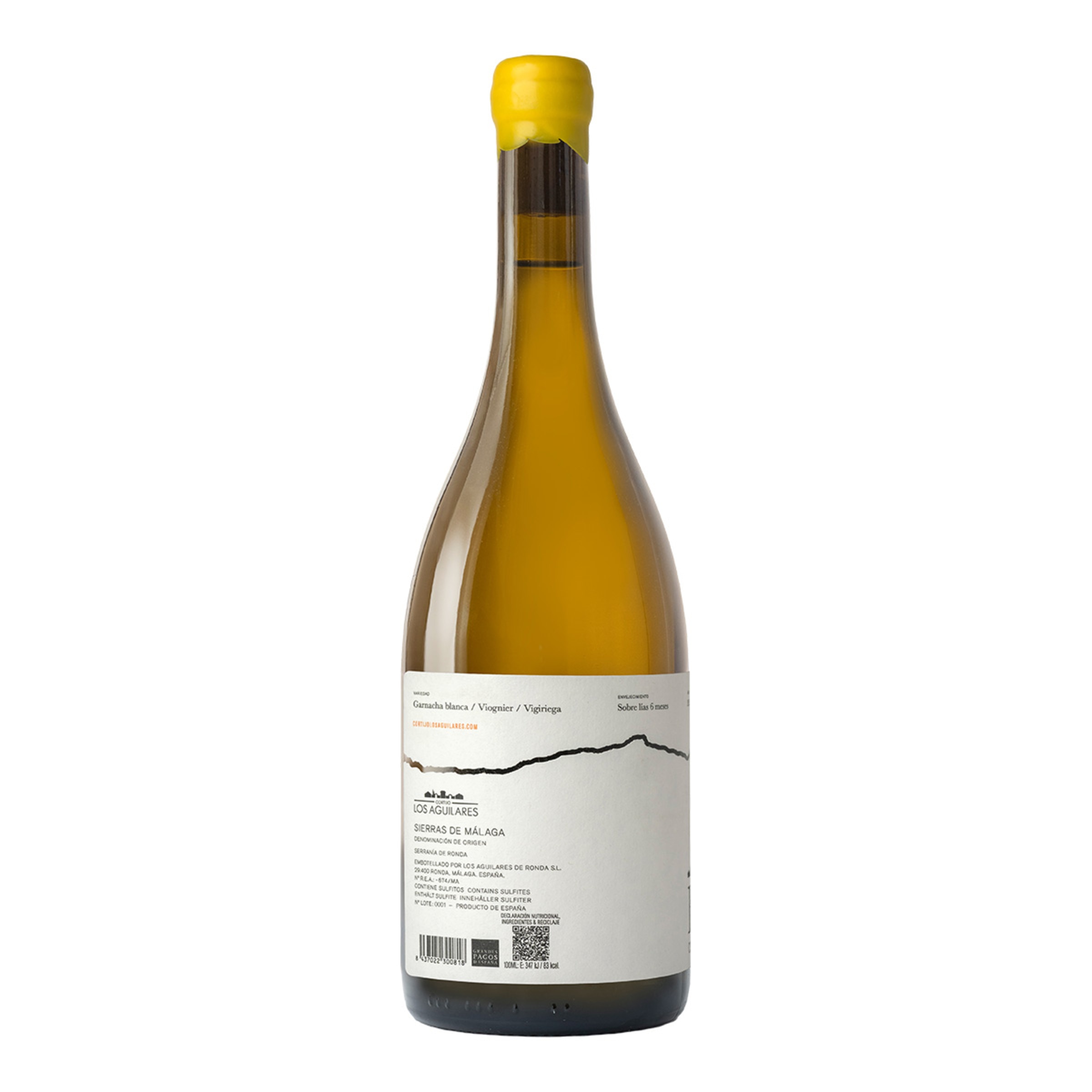 Vino blanco Breñal 2025 Cortijo los Aguilares Sierras de Málaga 2