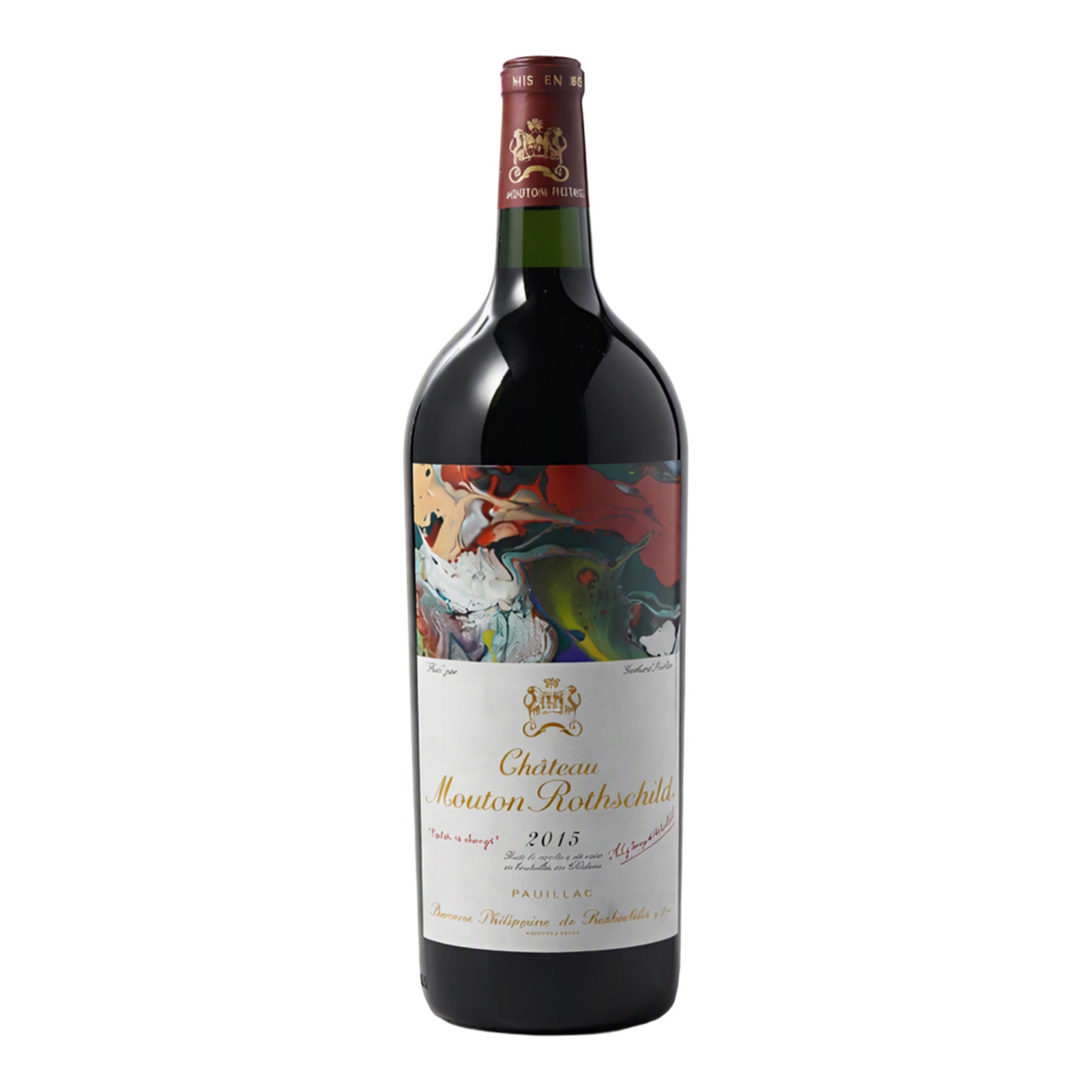 Imagen 0 de Vino tinto Château Mouton Rothschild 2015 Burdeos Mágnum