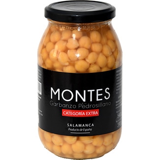 garbanzos cocidos pedrosillano de Salamanca frasco 390 g - Montes