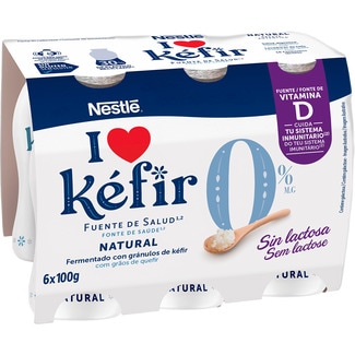 kéfir natural 0% m.g. pack 6 unidades 100 g - Nestle