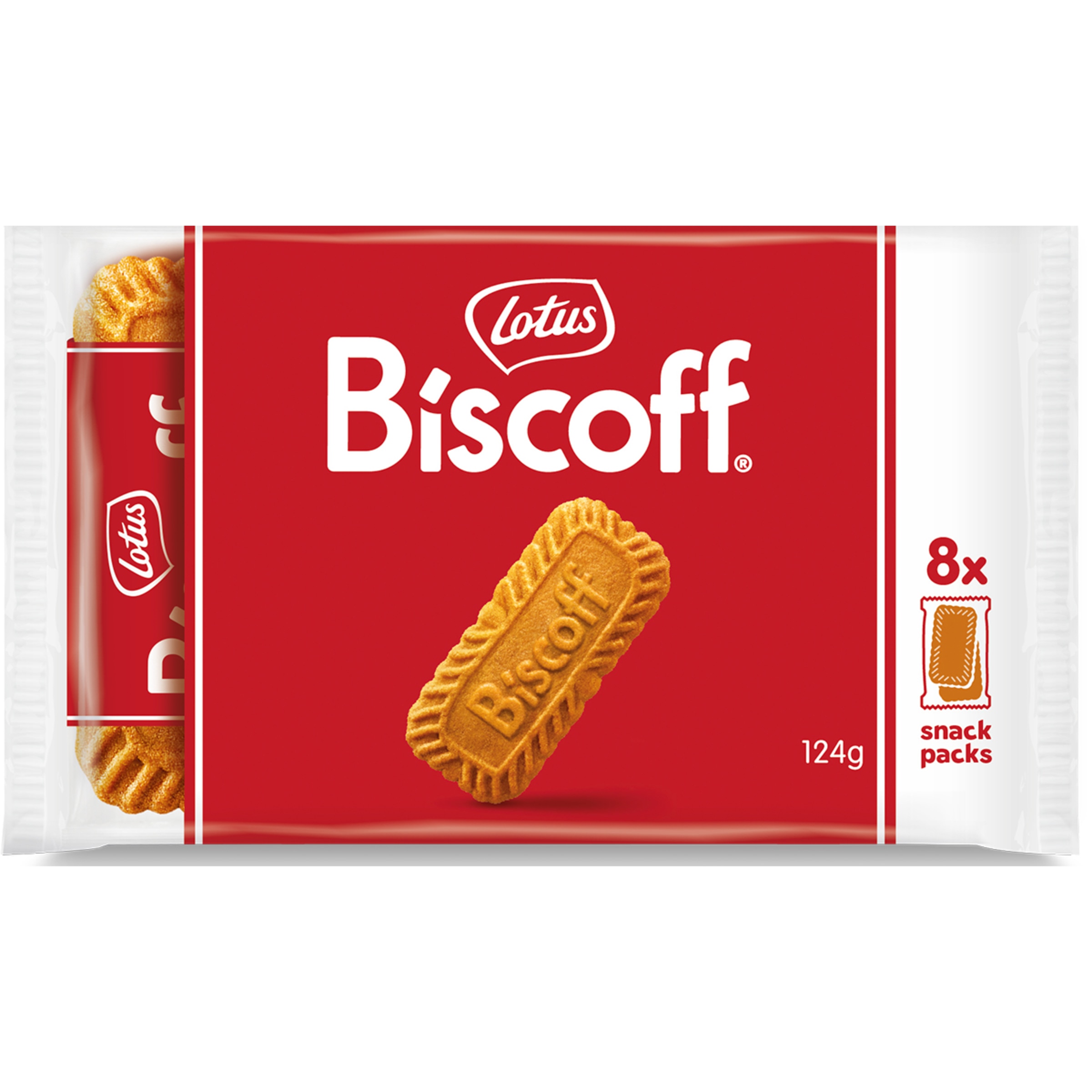 Bolachas Biscoff Pack 8 embalagem 124 g
