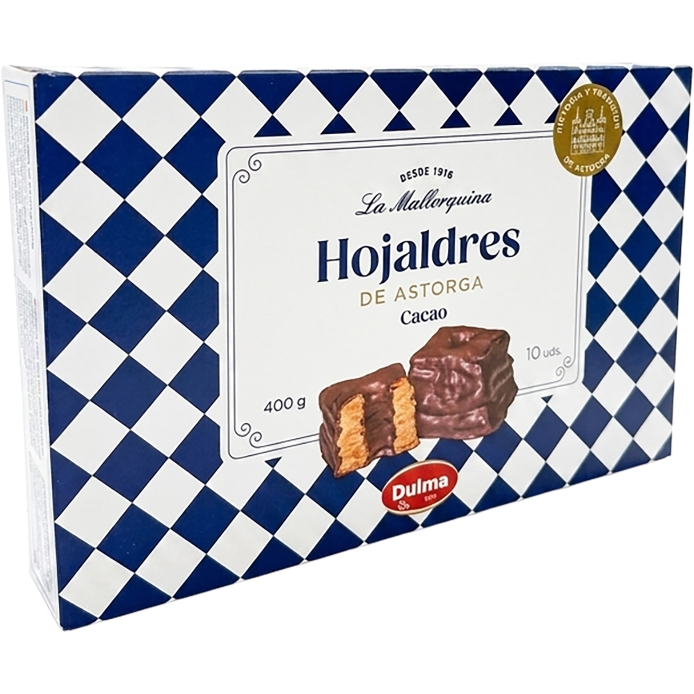 hojaldres de Astorga al cacao estuche 400 g
