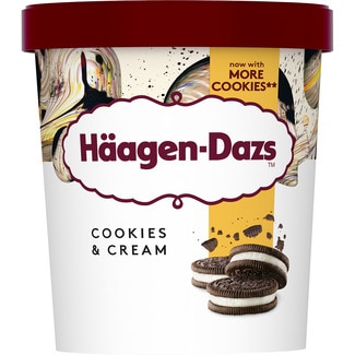 helado de crema con cookies tarrina 460 ml - Haagen-dazs