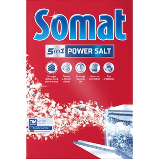 sal para lavavajillas 5 en 1 caja 1,5 kg - Somat