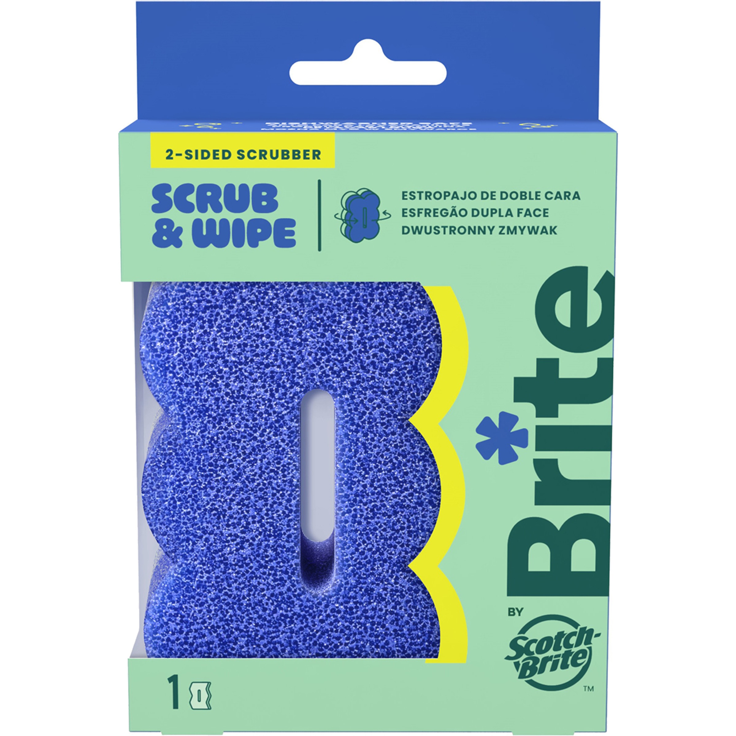 estropajo doble cara Scrub & Wipe envase 1 unidad