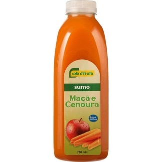 Sumo Fresco de Maçã e Cenoura garrafa 750 ml