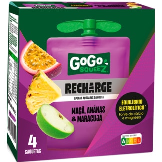 Ananás e Maracujá embalagem 90 g - Gogo Squeez