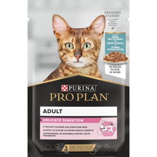Alimento Húmido para Gato Adulto Digestão Delicada Peixe embalagem 85 g - Pro Plan
