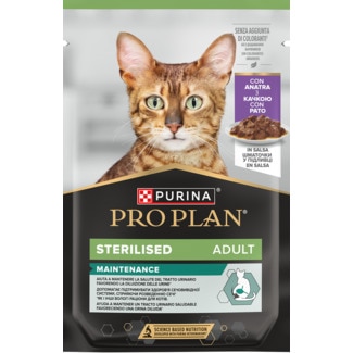 Alimento Húmido para Gato Adulto Esterlizado Pato embalagem 85 g - Pro Plan