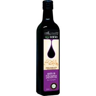 aceite de sésamo ecológico botella 500 ml - Ecosana