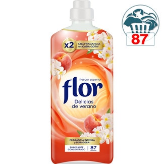 suavizante concentrado Delicias de Verano botella 87 dosis - Flor