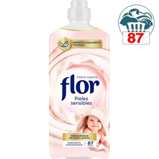 suavizante concentrado Pieles Sensibles botella 87 dosis - Flor