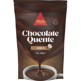 Chocolate Quente em Pó Avelã embalagem 300 g - Delta