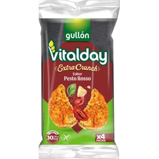 Vitalday Tortilhas de Milho Pesto Rosso embalagem 93 g - Gullón