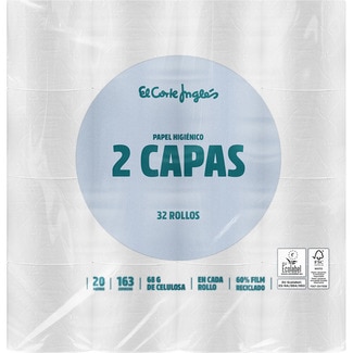 papel higiénico 2 capas paquete 32 rollos - El Corte Ingles